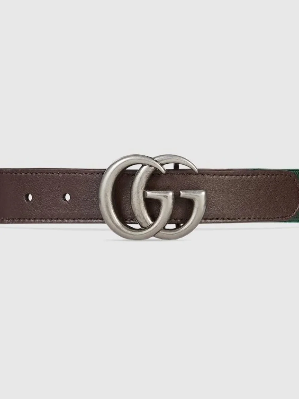 Authentic Gucci Children’s Youth Large L Web Elastic Double G Belt 432707